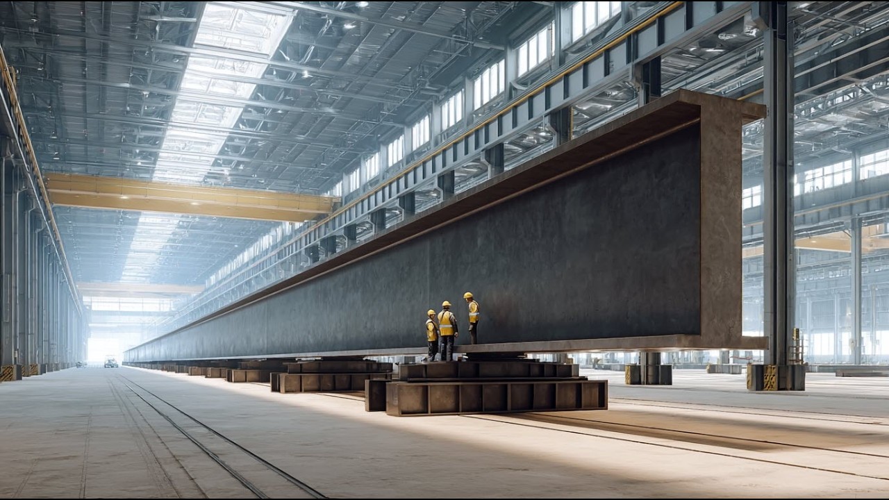 How 75 Million Tons of I-Beams/Year Are Made. The Most Satisfying and Incredible Factory Processes
