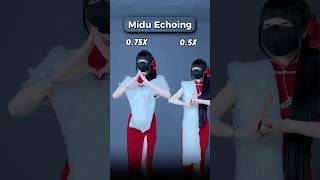 Midu Echoing | Dance Tutorial (Slowed & Mirrored) 0.75x