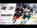 Wild @ Ducks 2/20/21 | NHL Highlights