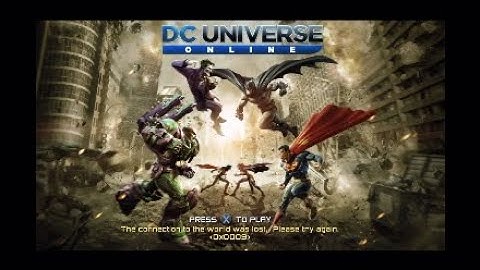 Wtf is this error DCUO