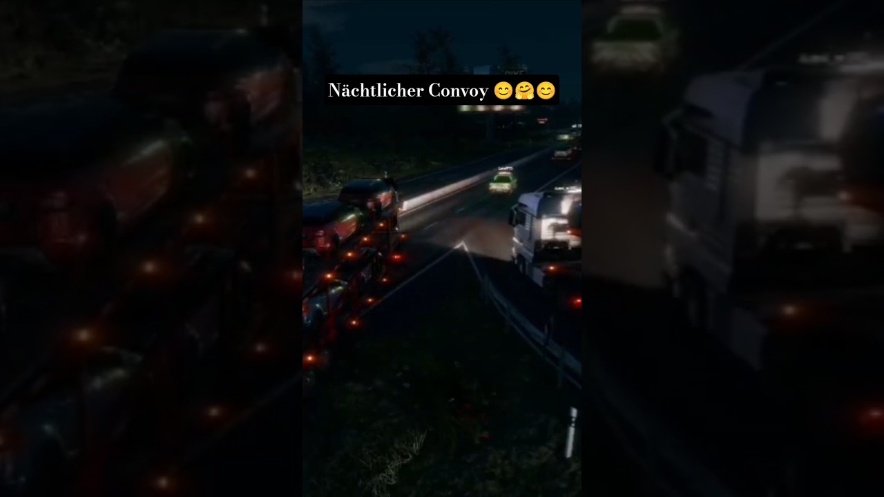 Nächtlicher Convoy 😊🤗😊 