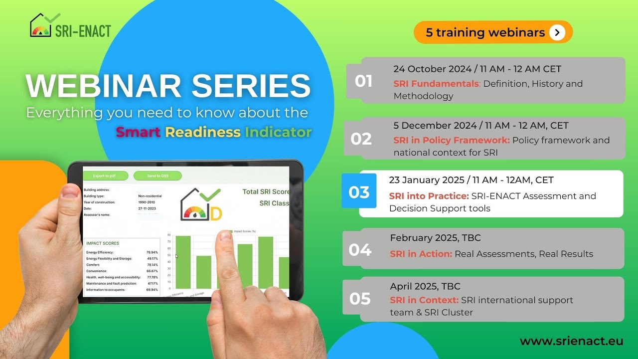 23/01/2025: SRI webinar series: 3) SRI-ENACT assessment and decision ...