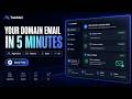 Create a Business Email in 3 Minutes (Full Setup Guide with Domain)