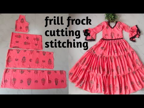 Umbrella baby frock cutting in hindi👌👌 | Baby umbrella frock design  latest video - YouTube
