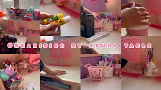 ASMR | STUDY TABLE ORGANIZATION | STATIONARY ORGANIZING