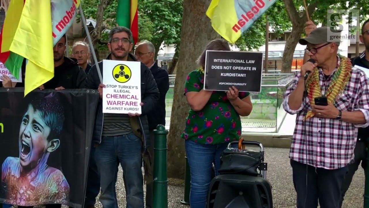 Stop Turkish military's illegal chemical warfare against Kurdish freedom fighters