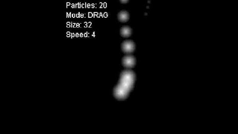 J2ME Particle System - demo