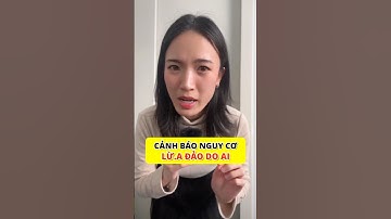 ⚠️ Cảnh báo: Lừ.a đảo bằng AI (ví dụ: chatGPT)