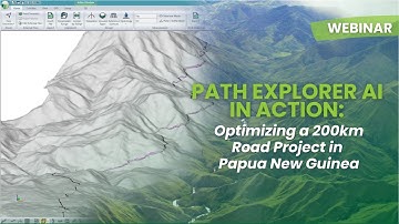 Path Explorer AI in Action: Optimizing a 200km Road Project in Papua New Guinea