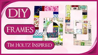 "DIY Paper Layer Frames: Easy to Expert Projects Inspired by @timholtz #papercraft #junkjournal