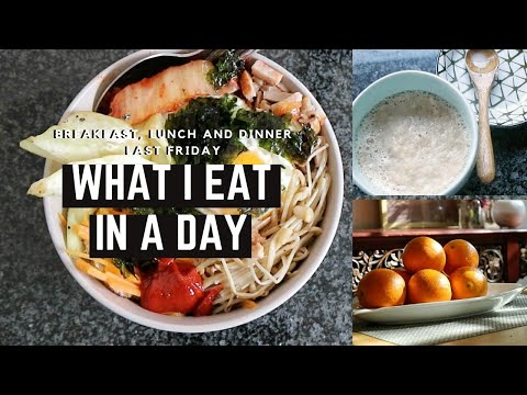 WHAT I EAT IN A DAY ( LAST FRIDAY ) | VISUAL JOURNAL