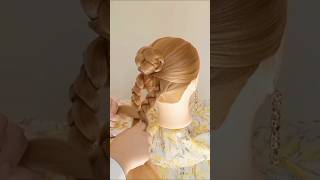 easy hairstyle girl #hairstyle #youtubeshorts #shorts #ytshorts #viral