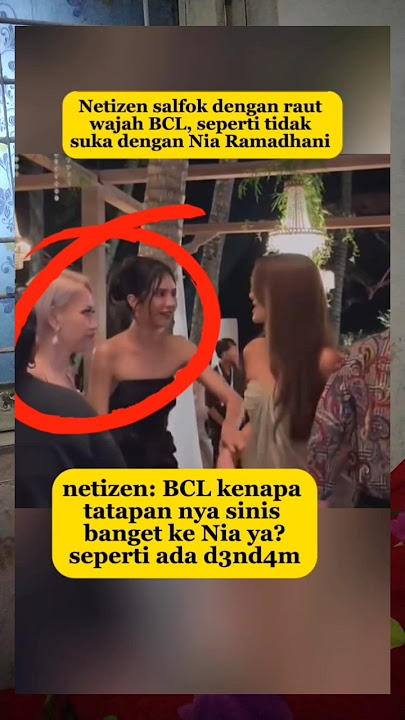 Muka BCL kenapa gitu ya ke Nia Ramadhani? #bcl #niaramadhani #shorts