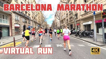 Virtual Run | Marathon Barcelona 2025 | Treadmill Workout #070