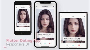Flutter Dating App UI (Responsive UI, Figma Design, Screen Util) - Speed Code