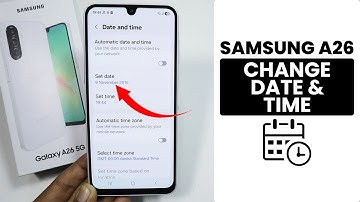 How to Change Date and Time in Samsung A26 - Date & Time Setting