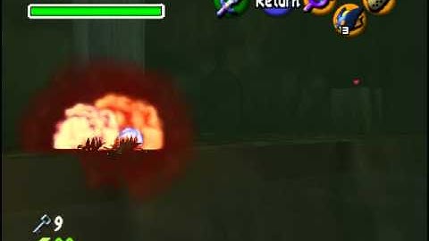 Shadow Temple Lower Eagle Statue with a chu set-up