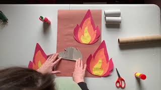 Paper Campfire Craft