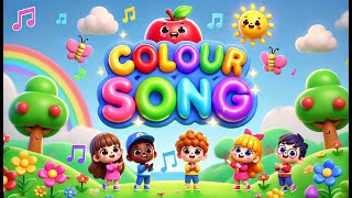 Learn Colors Song Red, Blue, Green, Yellow Zozo Kids Rhymes