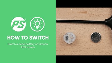 How to switch a dead battery on Graphix LED wheels