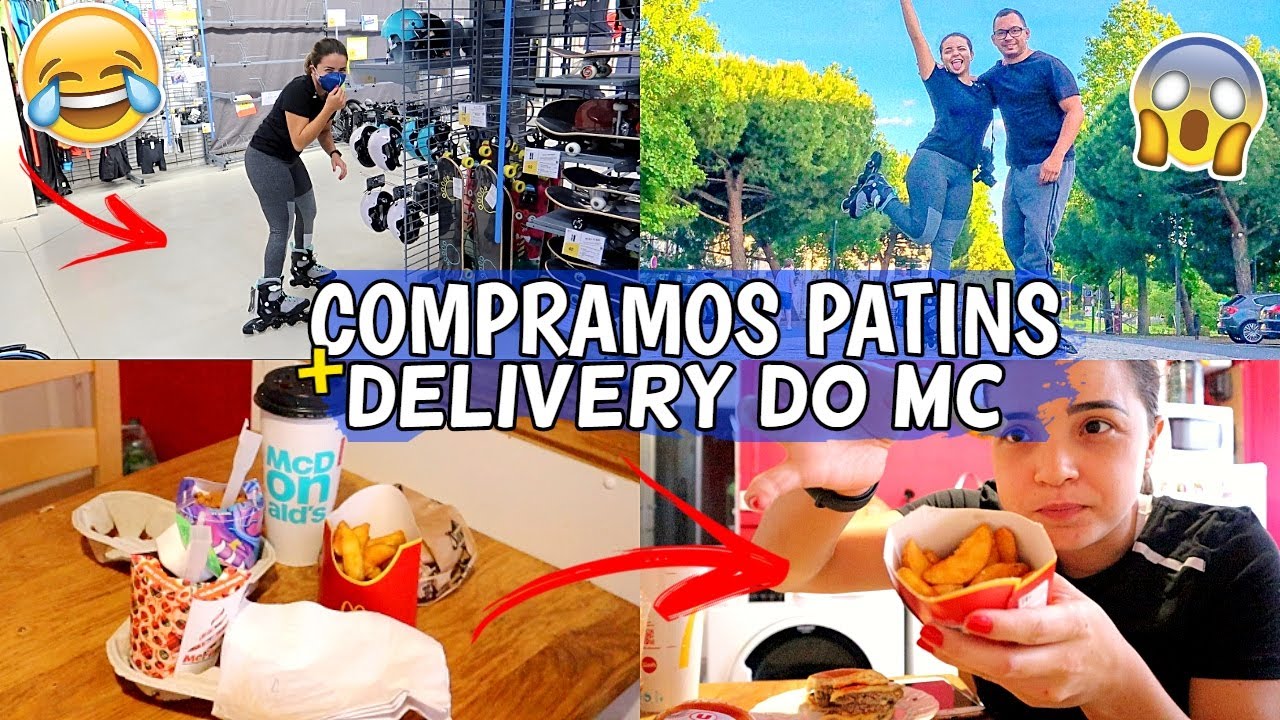 COMPRAMOS PATINS, PEDIMOS DELIVERY DO MC DONALDS e muito mais ♥ - Bruna ...