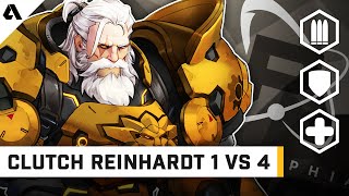 Sado's INSANE Reinhardt 1 vs 4 - Pro Overwatch Analysis