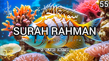 Surah Ar-Rahman (‎‫سورة الرحمن‬‎) Stunning Voice Will TOUCH Your HEART............