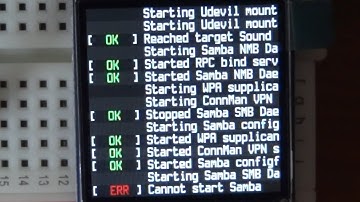 Serial Terminal Display in practical use