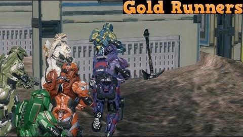 Halo 4 Custom game : Gold Runners