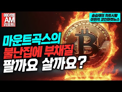 마운트곡스의 때아닌 등장에 비트코인 6만 달러 <strong>간당간당</strong>, 사야하나 팔아야하나 (송승재, 이현지)
