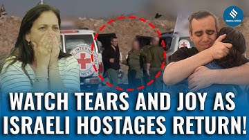 Emotional Moments: Israeli Hostages Reunited With Families After Gaza Ceasefire | Israel Gaza War