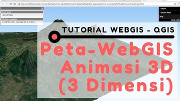 Tutorial QGIS: Cara Membuat WebGIS Animasi 3 Dimensi QGIS2ThreeJS