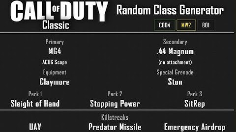 MW2 - Wasteland Ground War Team Deathmatch (9-3) Random Class Generator #168 [2021]