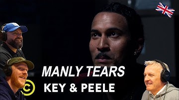Key & Peele - Manly Tears REACTION!! | OFFICE BLOKES REACT!!