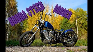 СТРОИМ БОББЕР HONDA STEED ЧАСТЬ 6 ФИНАЛ! HONDA STEED BOBBER BUILD