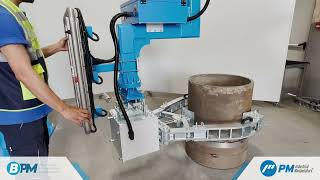 BPM Pneumatic Manipulator for Pipe Handling in Casting