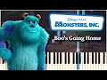 Boo's Going Home (Monsters Inc) Synthesia | Piano Tutorial