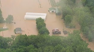 Sky5 Captures Images Of Flooding In Sumner County