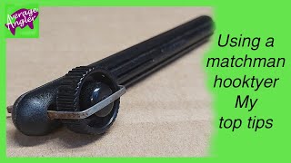 How to tie a spade end hook on. Secrets to getting a good knot every time.