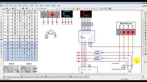 Compteur binaire de 0 à 99 ou 0 à 59, comment ça marche?