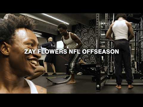 How Zay Flowers Trains in the Offseason