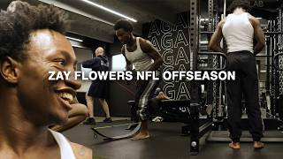 How Zay Flowers Trains in the Offseason
