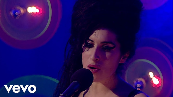 Tears Dry on Their Own Live version - Live performance video thumbnail