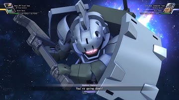 SD Gundam G-Generation Cross Rays - Garm Rodi Commander Type All Animations