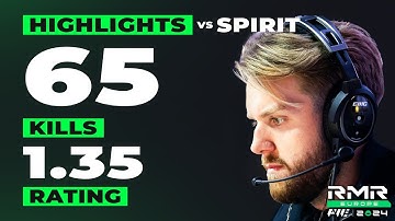 G2 NiKo HIGHLIGHTS vs SPIRIT - Perfect World Shanghai Major 2024: European RMR B