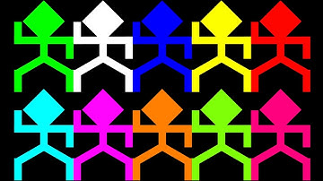 Stickman RTTB Run Race ASMR In Algodoo - Algicosathlon Day 31