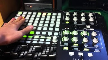 Ableton Live with Akai APC40 and Korg nanoKontrol2 Test