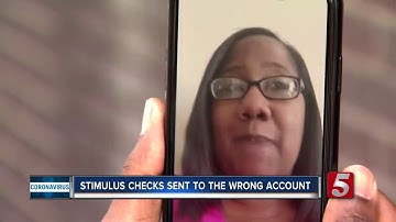 Stimulus checks sent to the wrong account