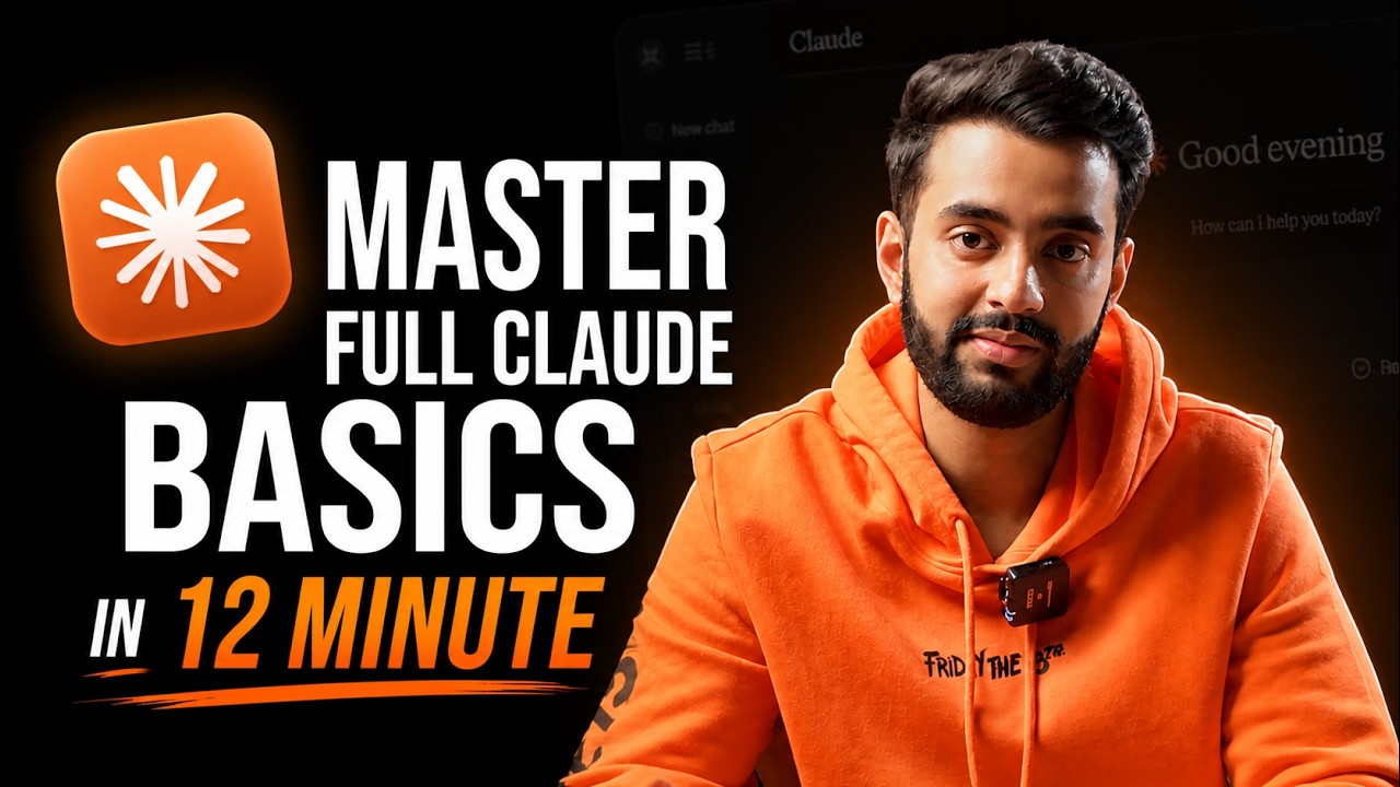 Master Claude AI in 12 Minutes (Beginner Crash Course)