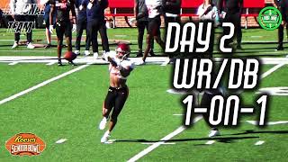 2024 Senior Bowl Coverage: Day 2 - WR-vs-DB - National Team 1 on 1